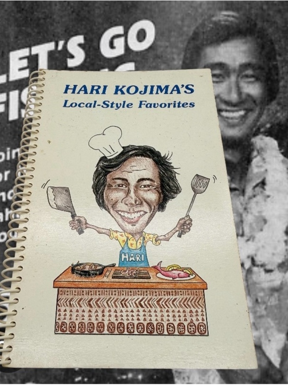 Hari Kojima Local-style Favorites Hawaiian Recipes Cookbook Signed Lets Go Fish